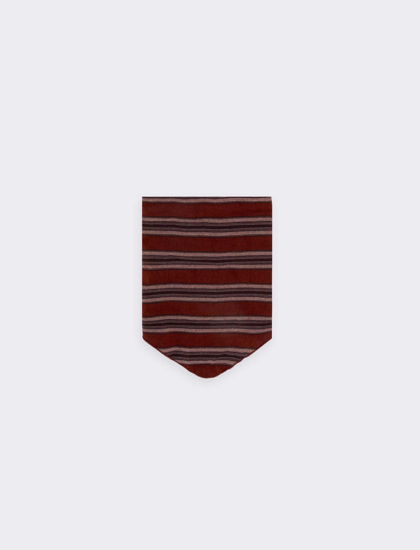 Foulard triangolino righe e quadri eleganti - Arancio