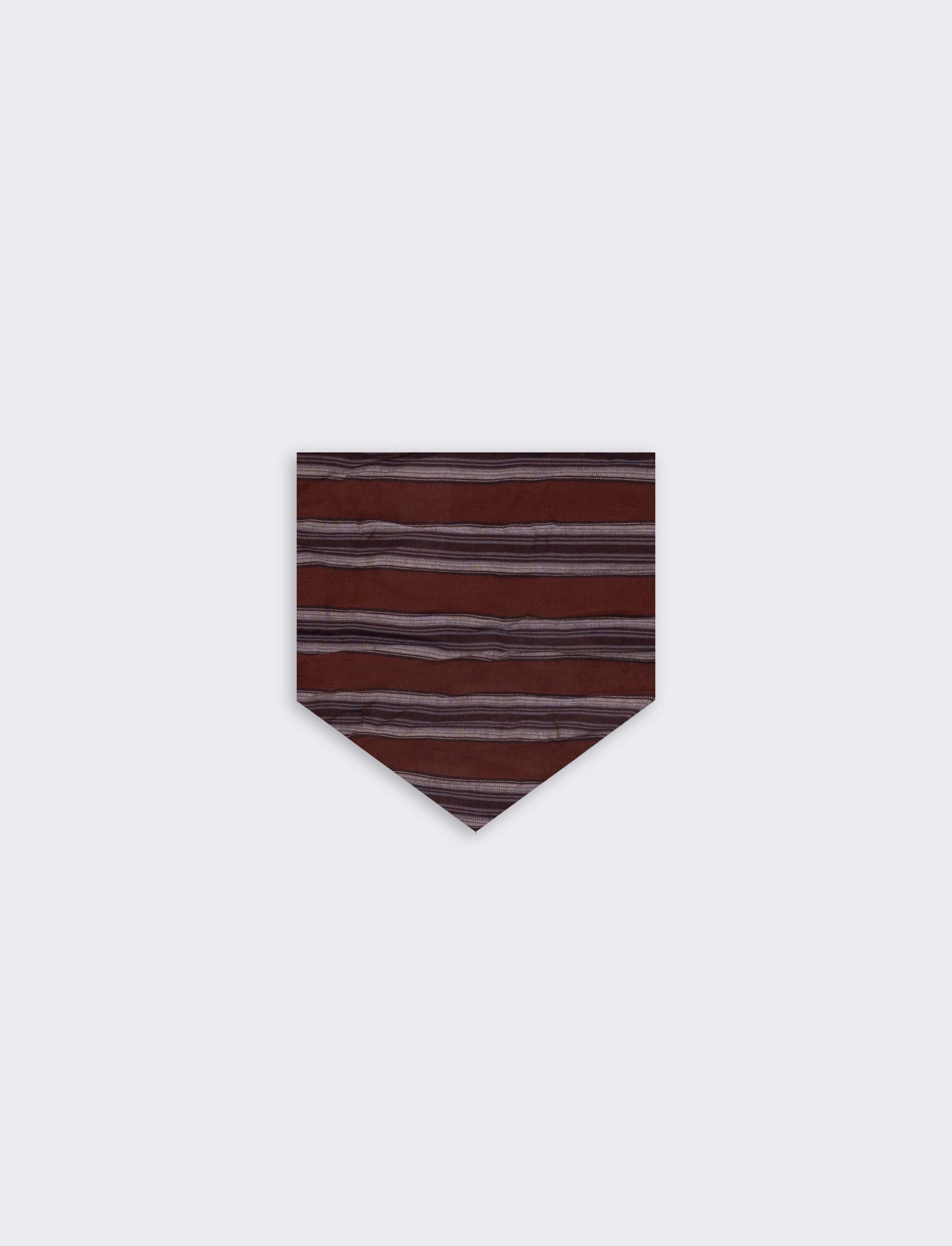 Foulard triangolino righe e quadri eleganti - Arancio