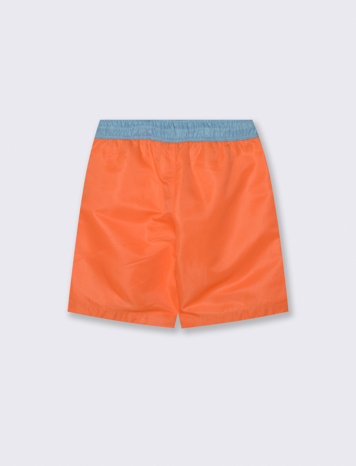 Bicolored boxer costume with bustier - Orange