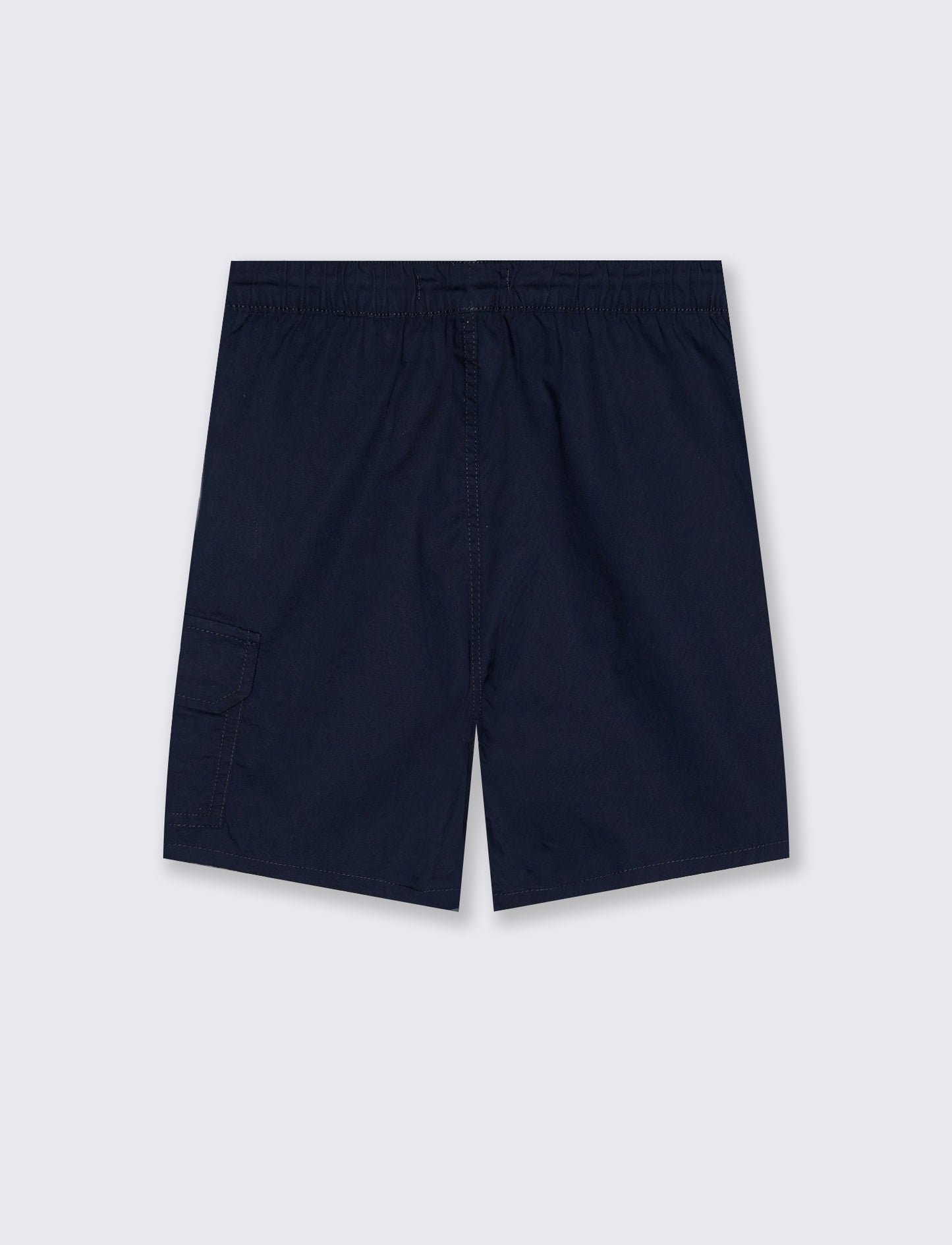 Bermuda in cotone tinta unita versatili - Blu