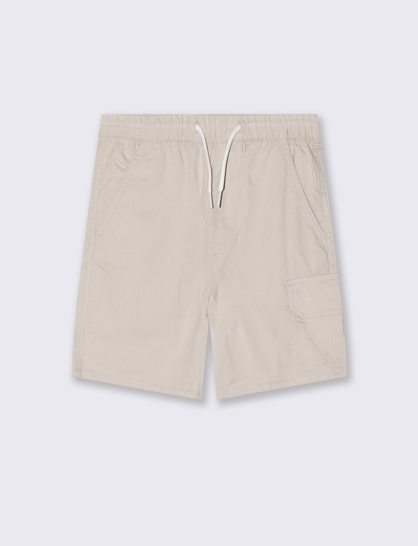 Bermuda in cotone tinta unita versatili - Beige