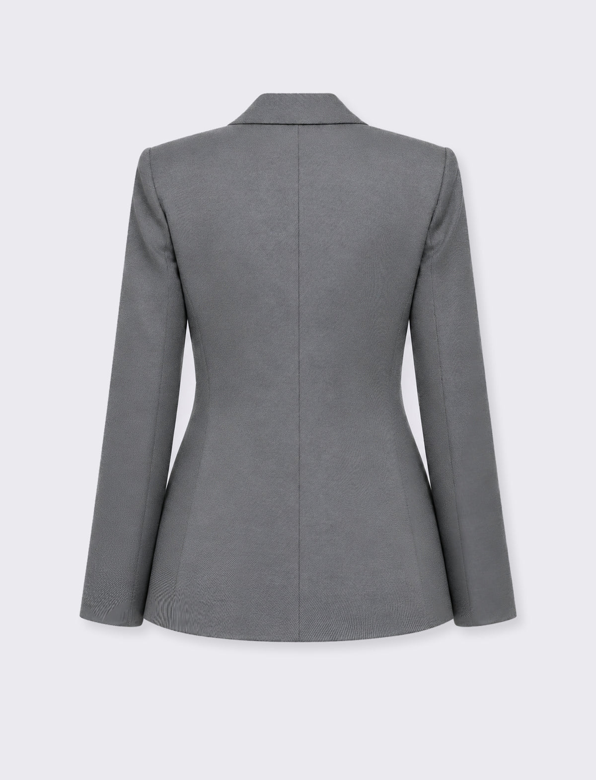 Slim herringbone jacket - White