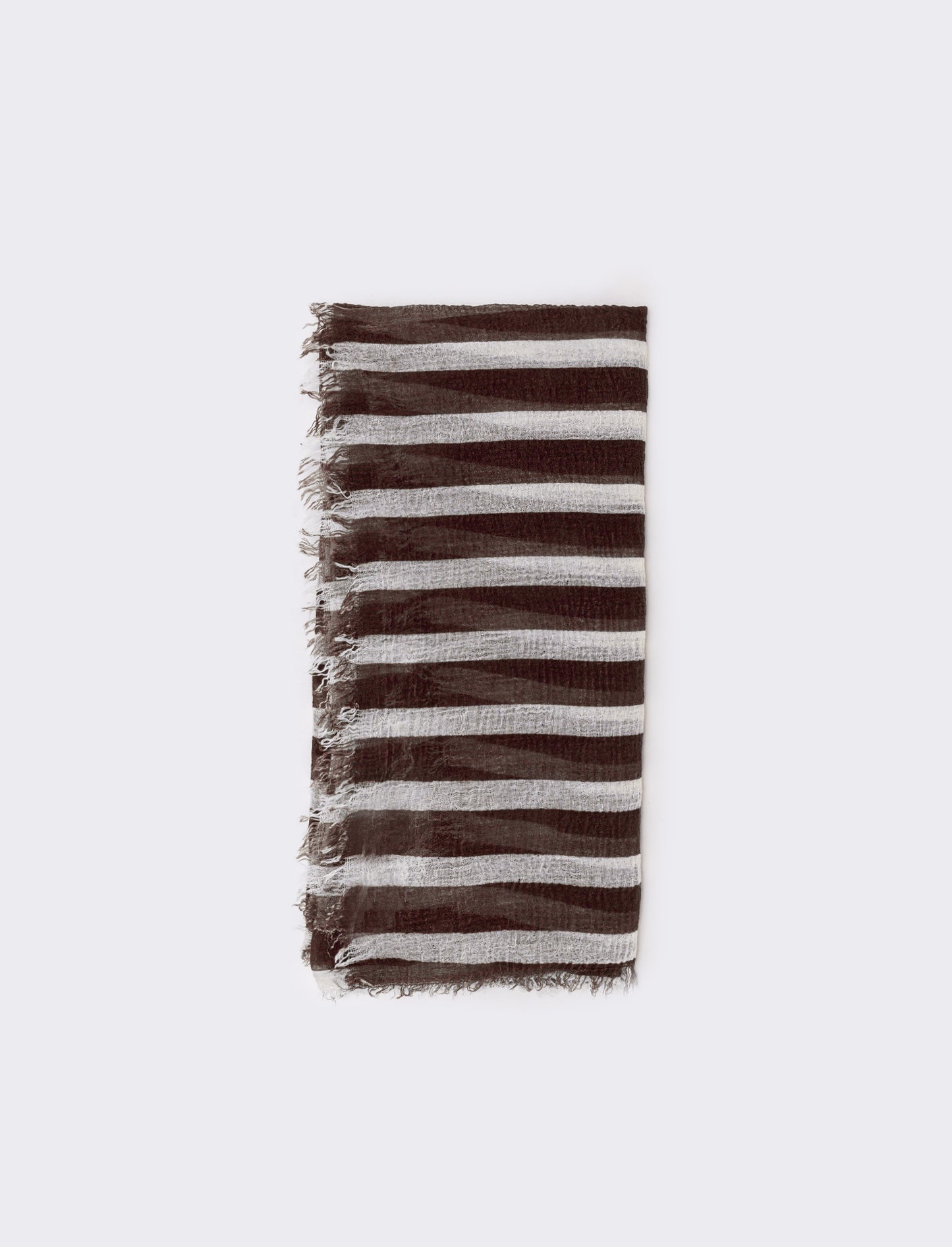 Foulard grande righe per uomo - Moro