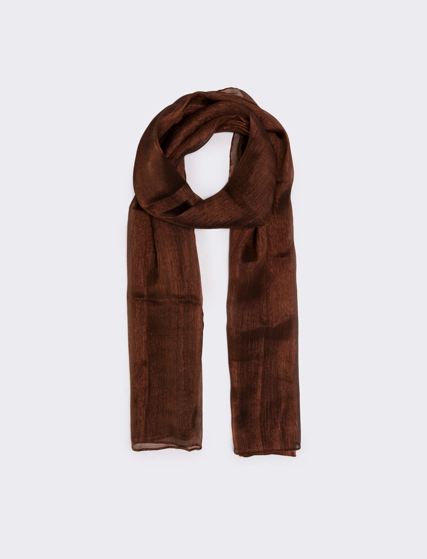 Foulard e stola in vari tessuti - Marrone