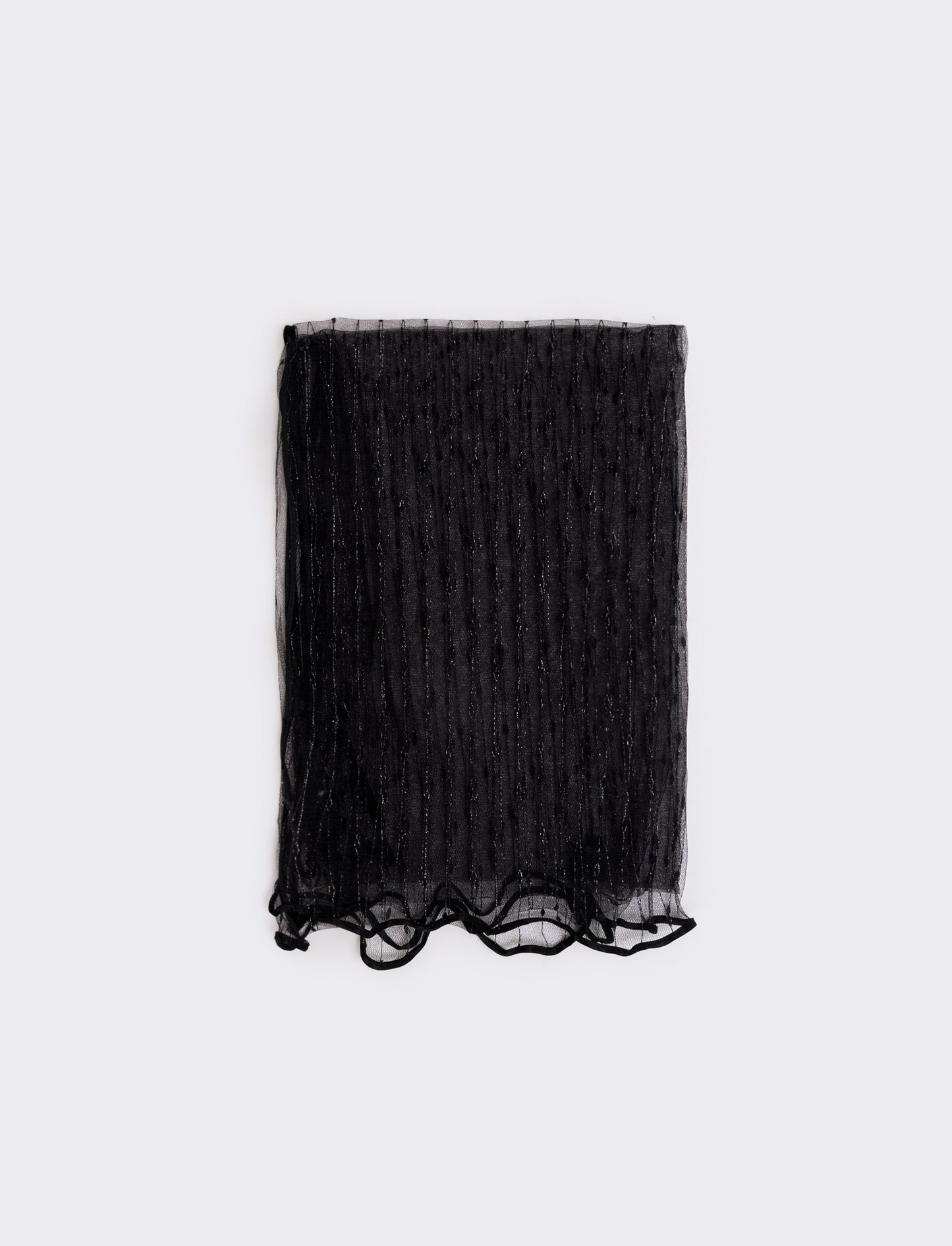 Foulard e stola in vari tessuti - Nero