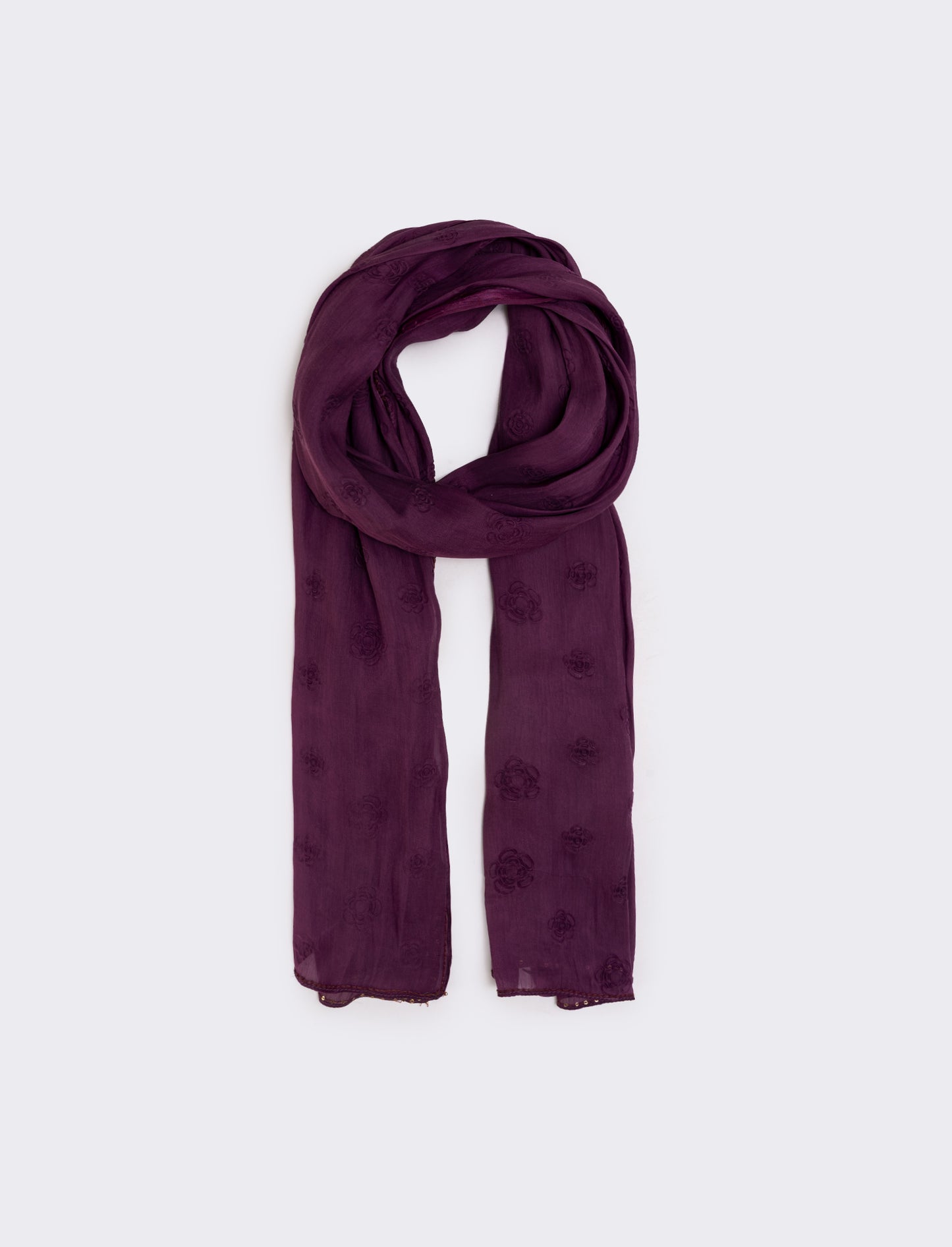Foulard e stola in vari tessuti - Viola