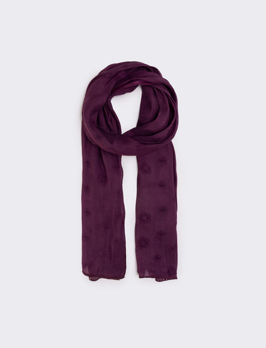 Foulard e stola in vari tessuti - Viola