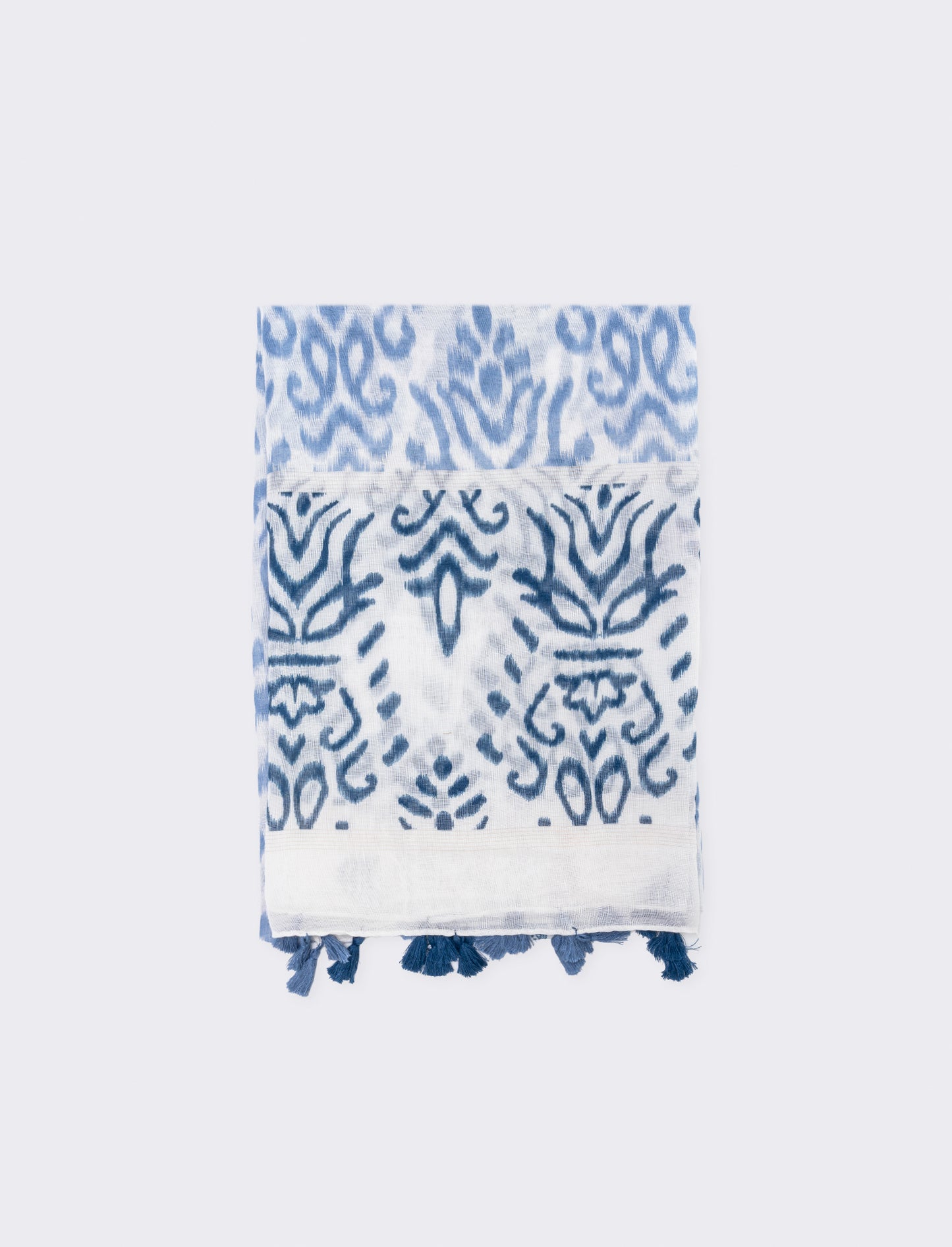 Copricostume pareo animalier elegante - Blu