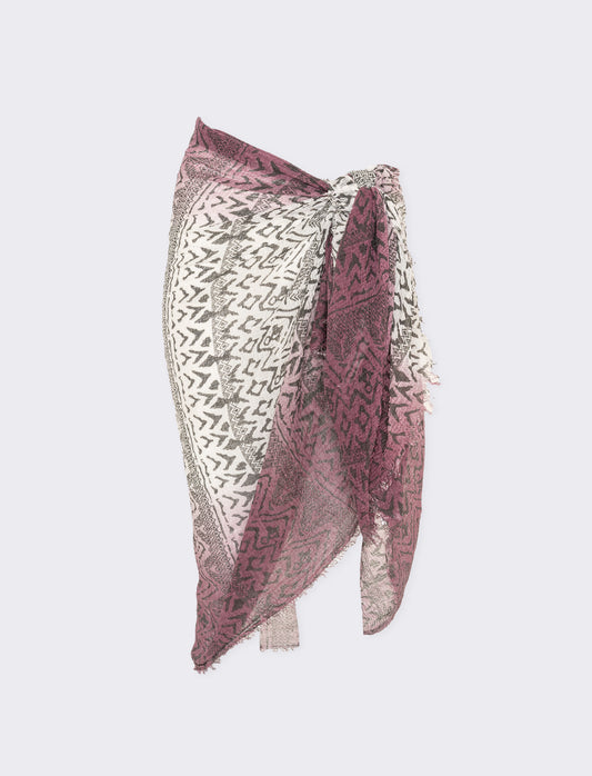 Pareo Cover-Up: Various and Chic Prints - Red