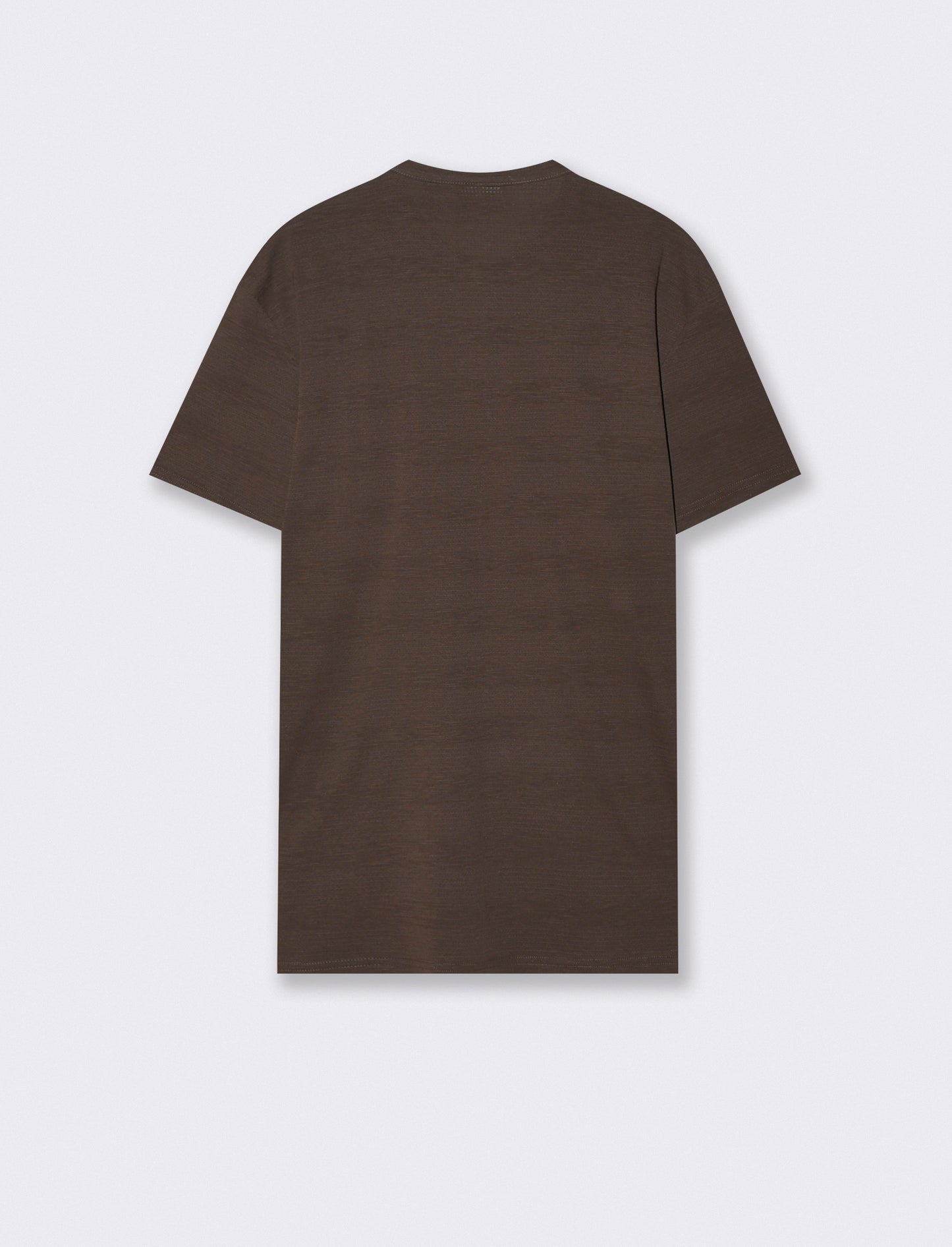 T-SHIRT SERAFINO STRUTTURA JACQUARD - Moro