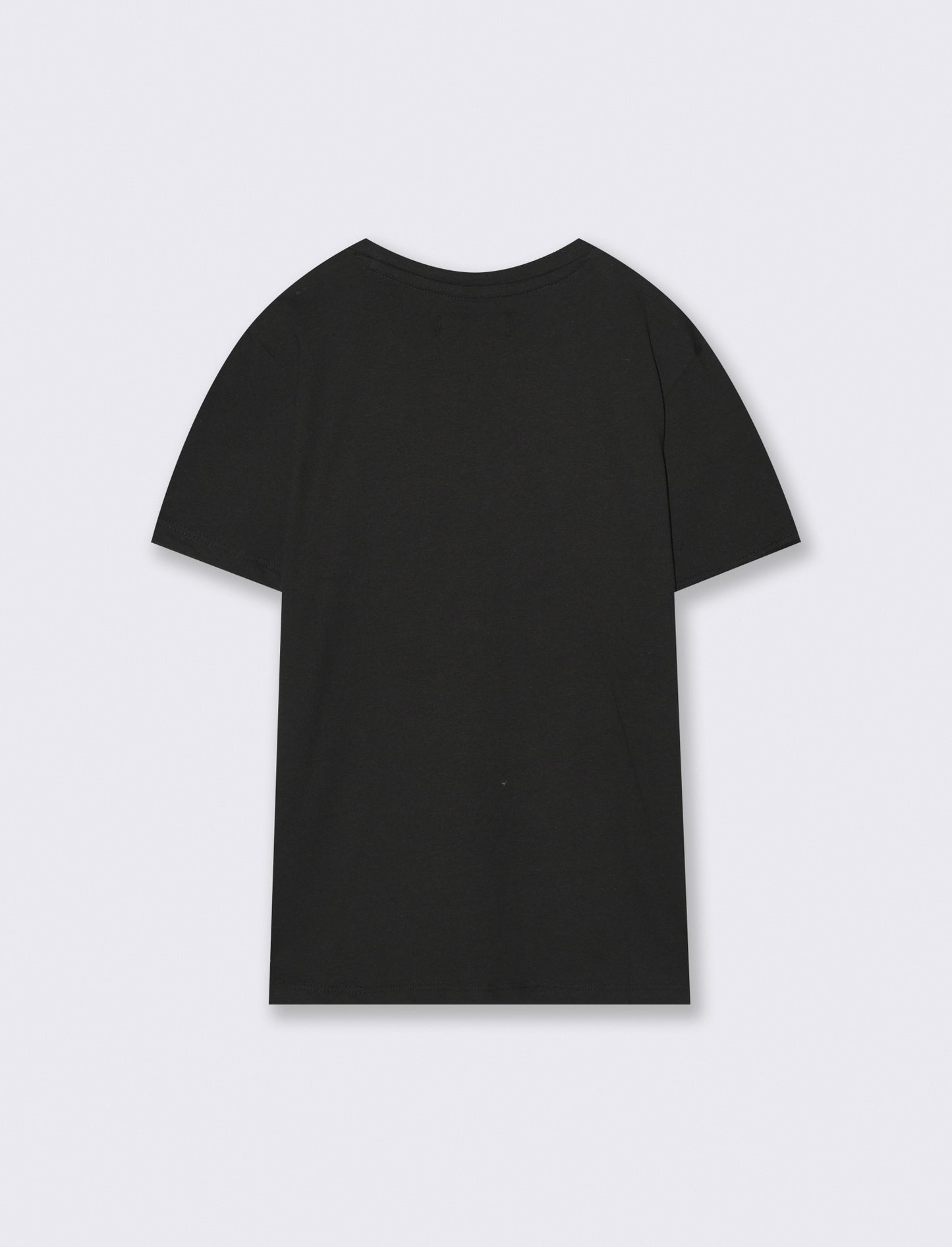 T-shirt olografica mezza manica estiva - Nero