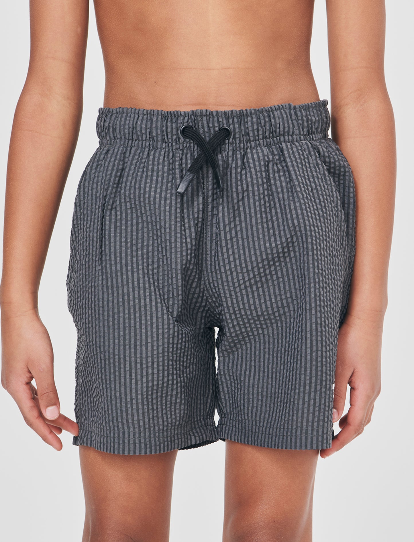 Striped seersucker boxer shorts - Pattern
