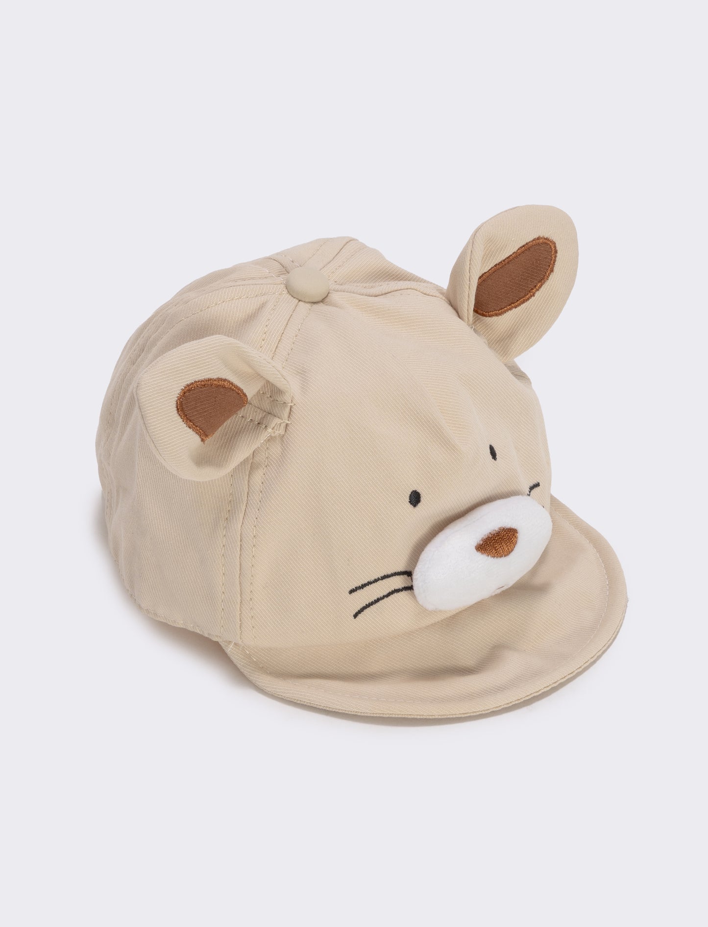 Bunny hat with soft ears - Beige