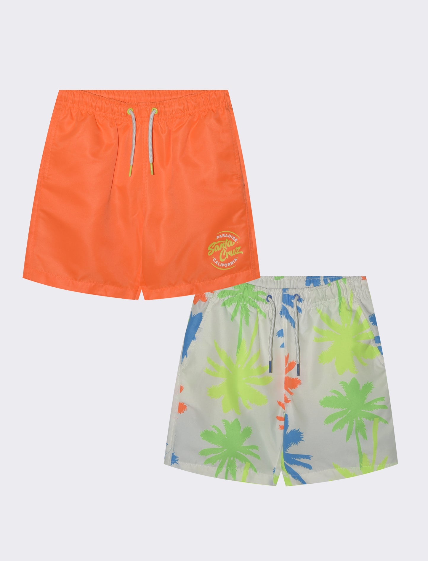 Costume 2Pack: boxer fluo e stampati - Arancio