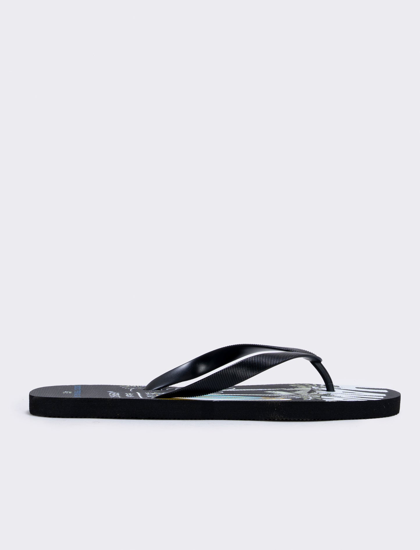 Infradito con stampa Surf Beach da uomo - Nero