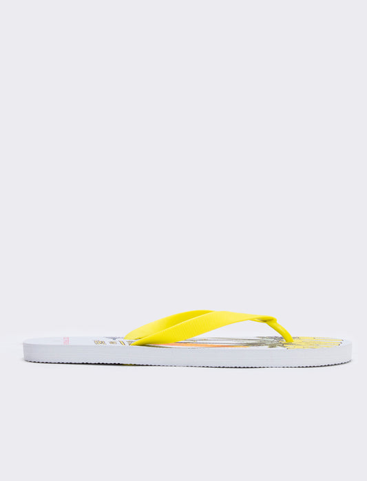 Infradito Surf Beach da uomo in pvc - Bianco