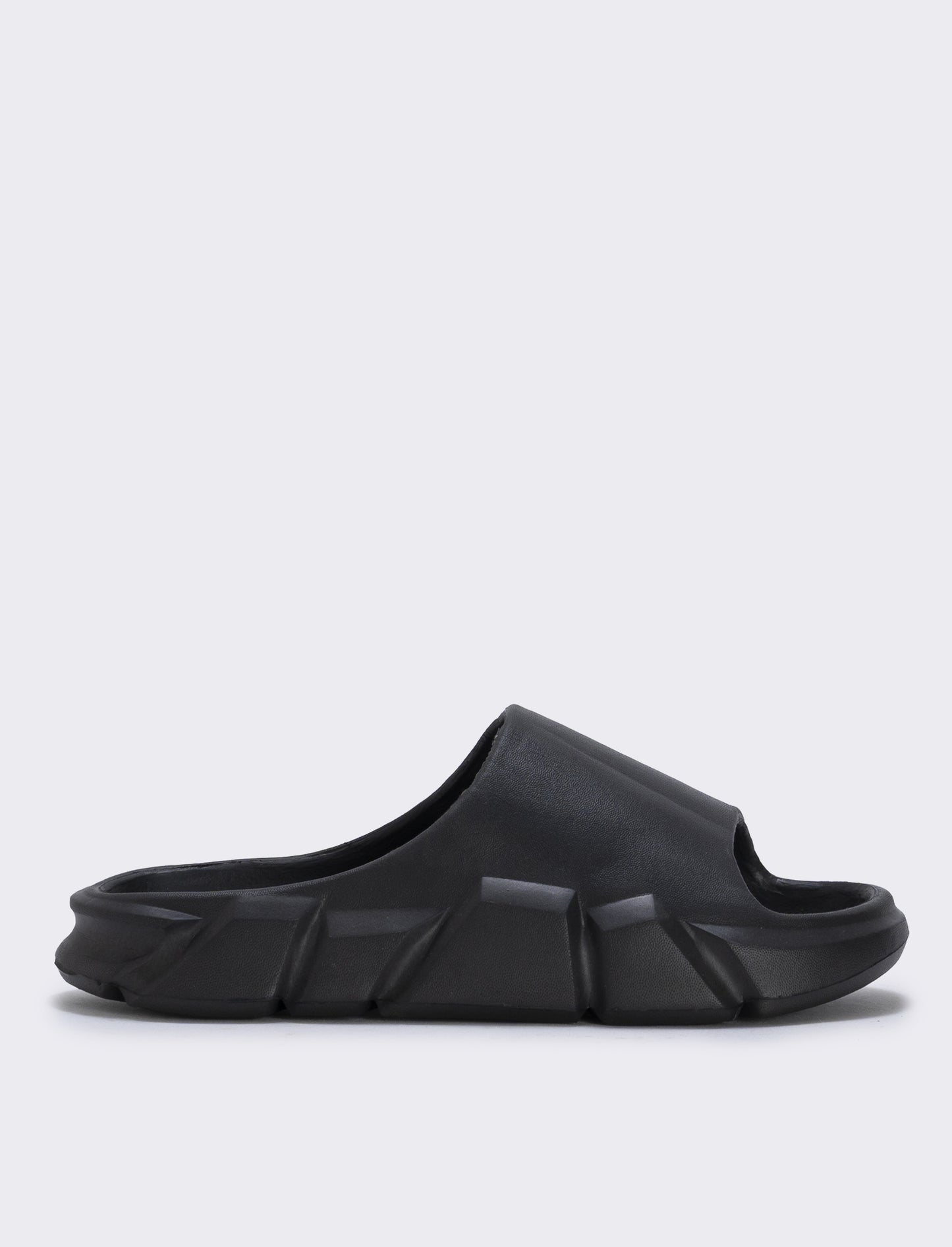 Ciabatta da uomo in gomma EVA, 2 colori - Nero
