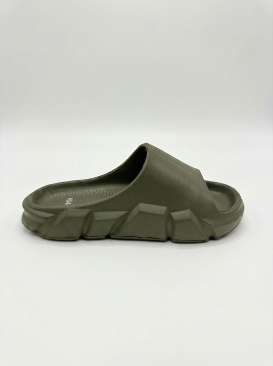 Ciabatta da uomo in gomma EVA, 2 colori - Verde