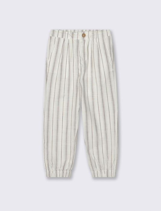 Pantaloni jogger rigati in cotone estivi - Righe