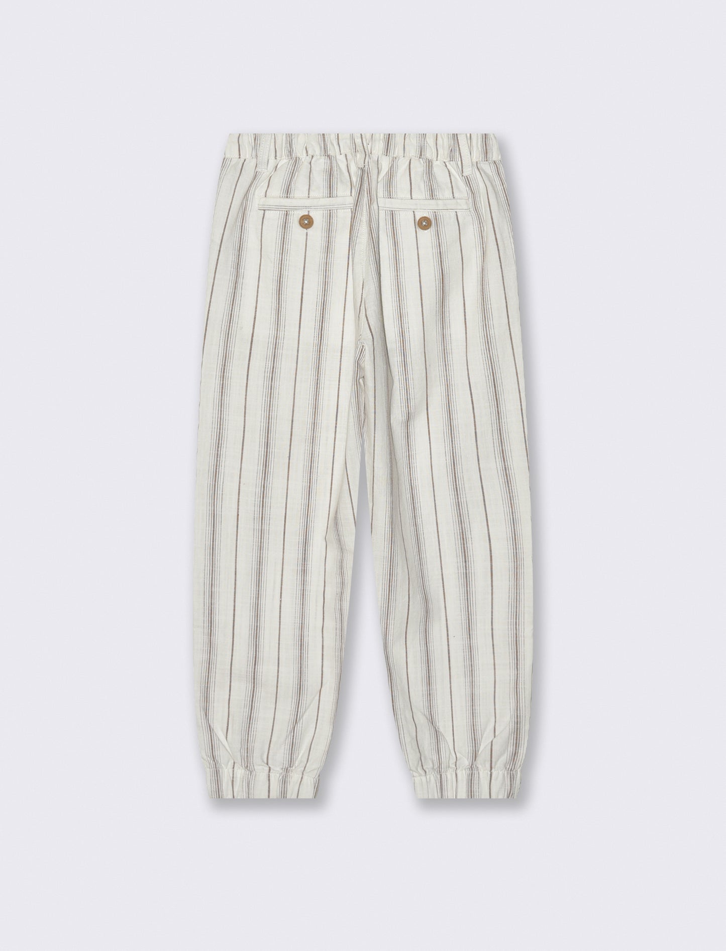 Striped summer cotton jogger pants - Pattern