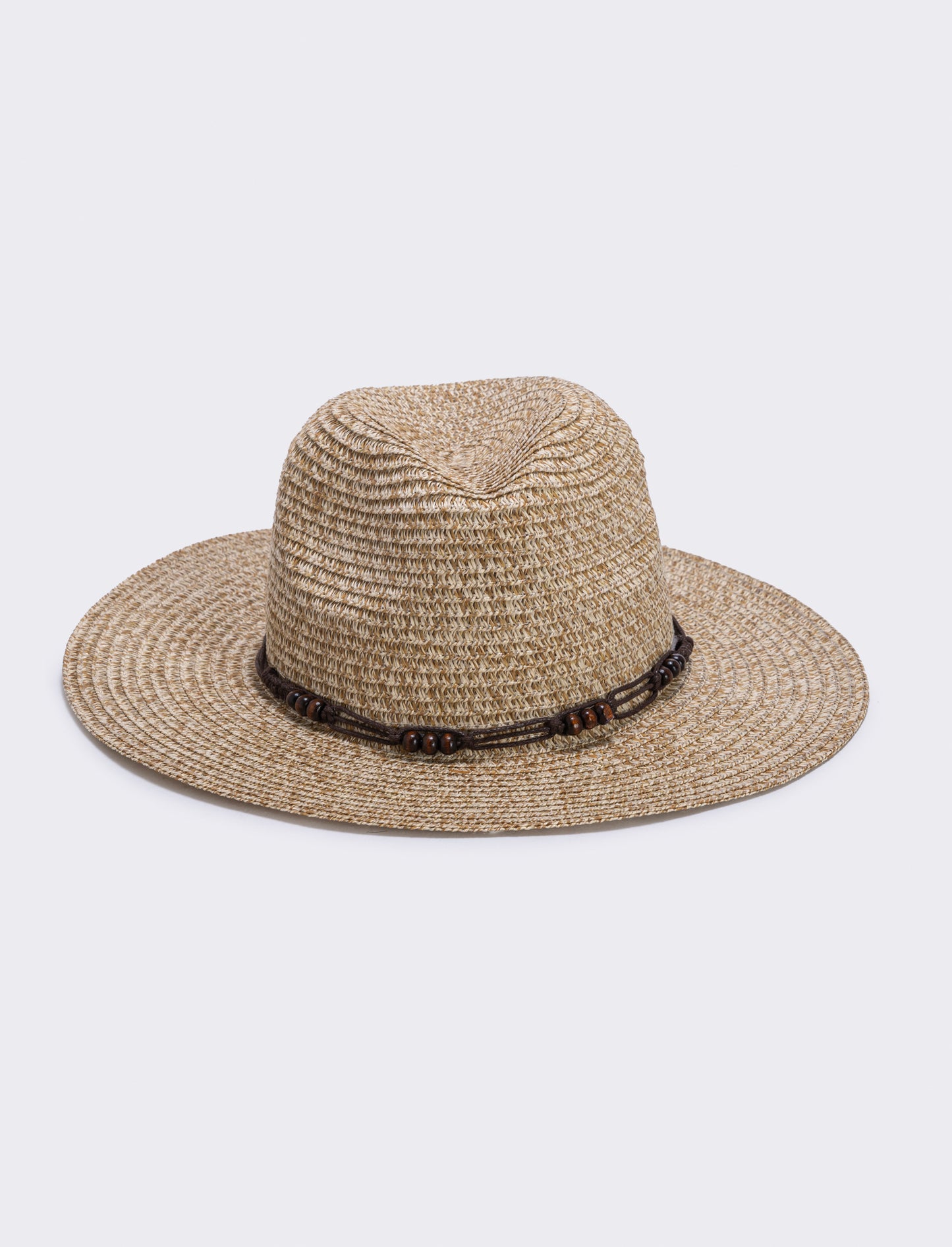 Cappello uomo paglia falda larga - Beige