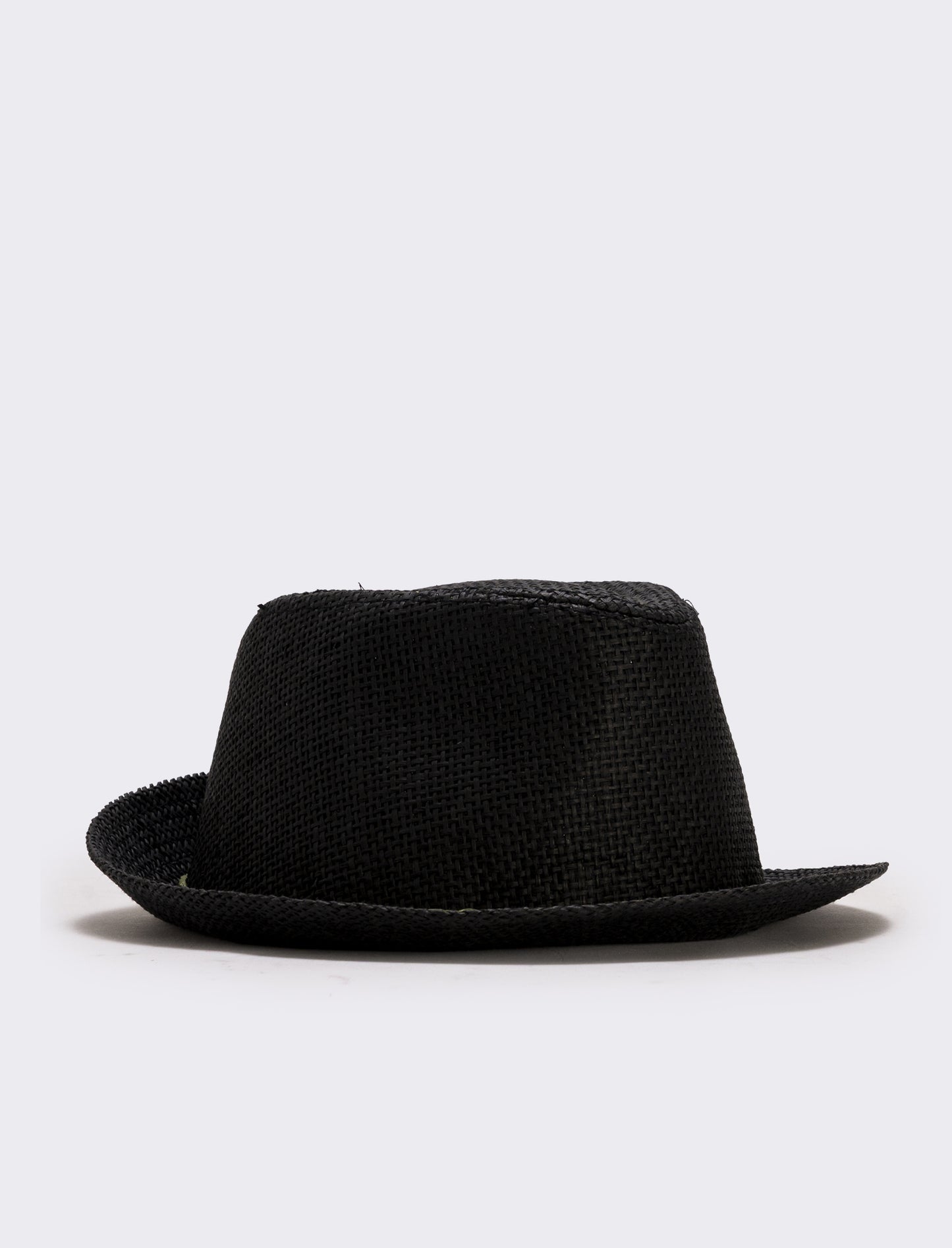 Cappello in paglia per uomo elegante - Nero