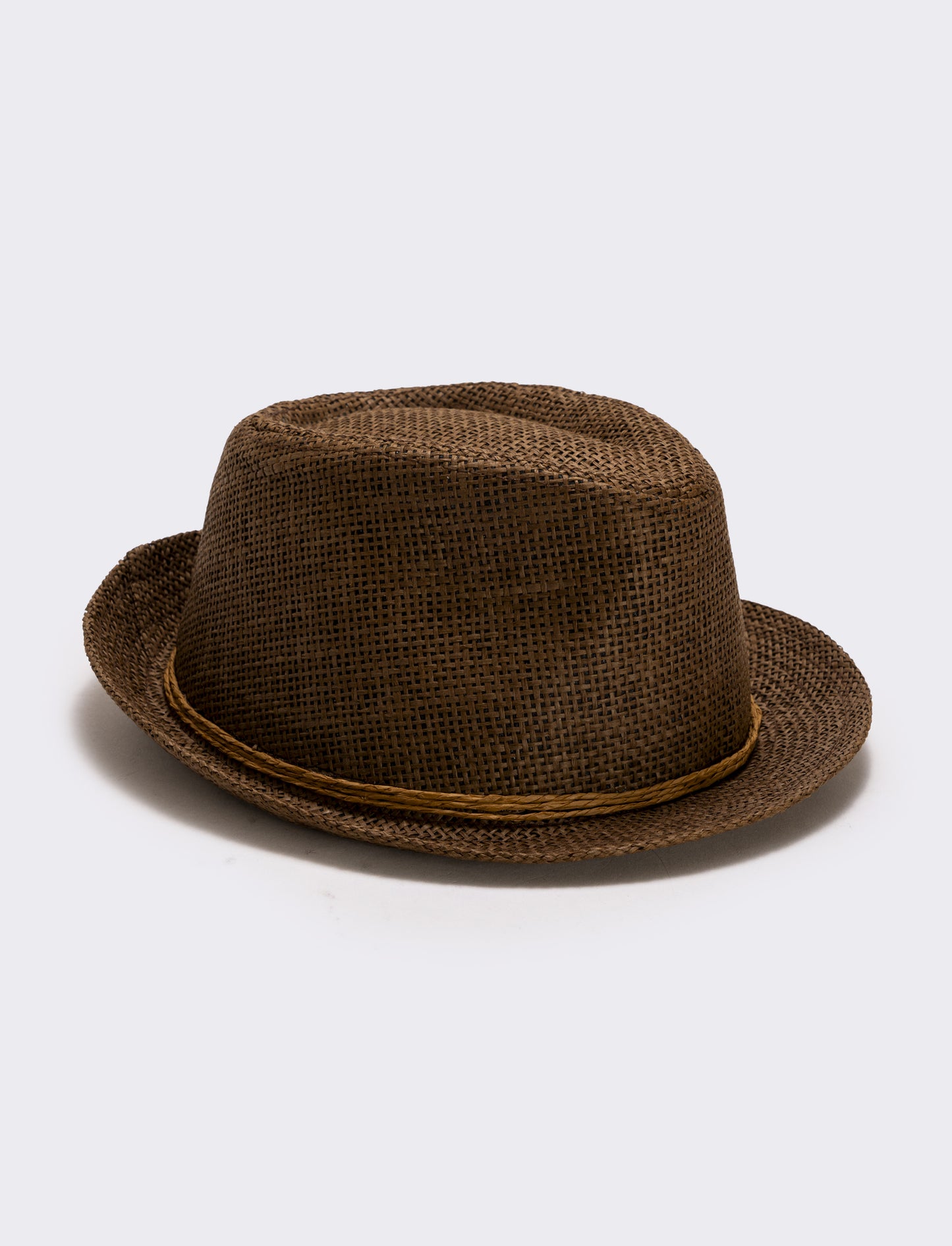 Elegant straw hat for men - Brown