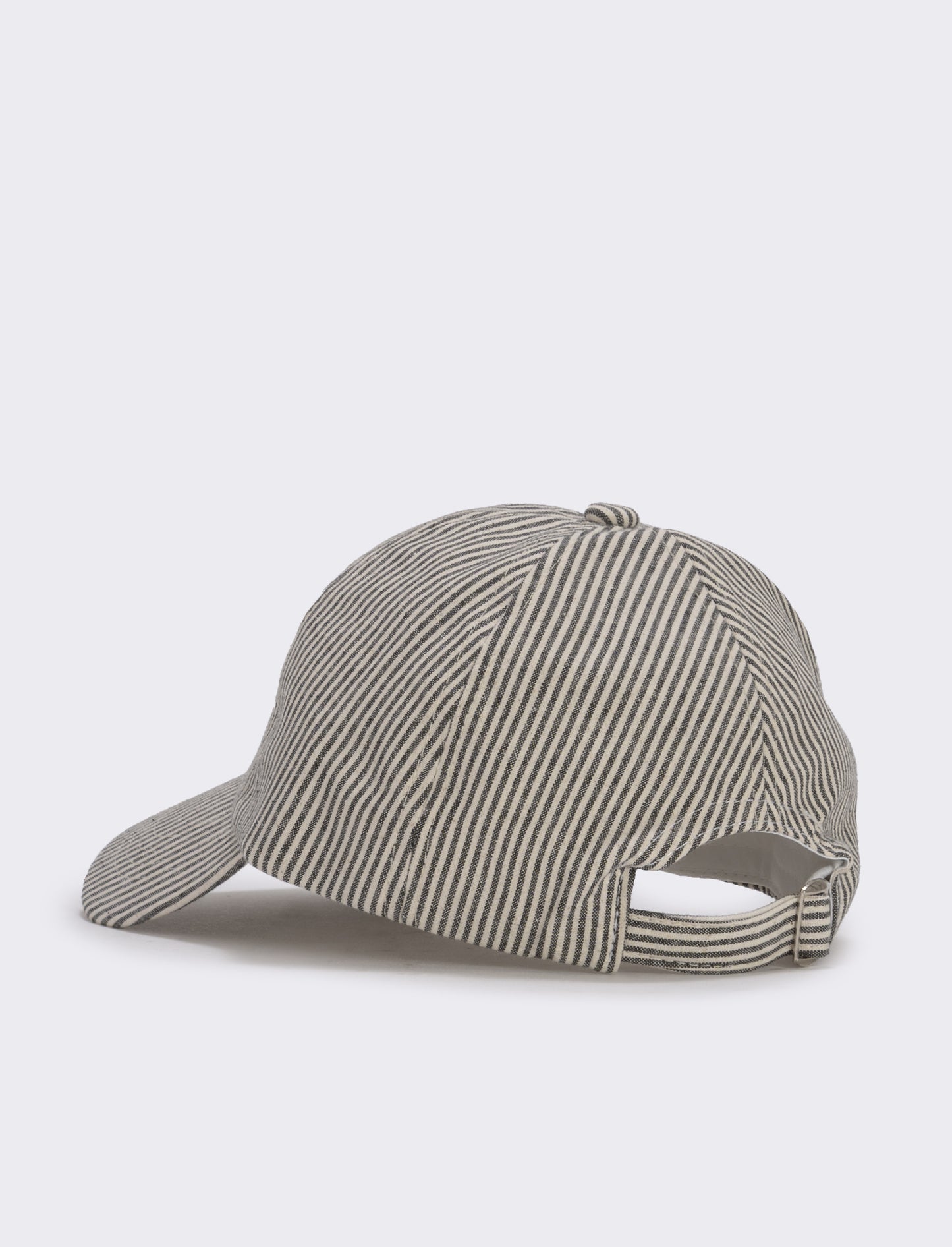 Baseball rigato con scritta tennis club - Nero
