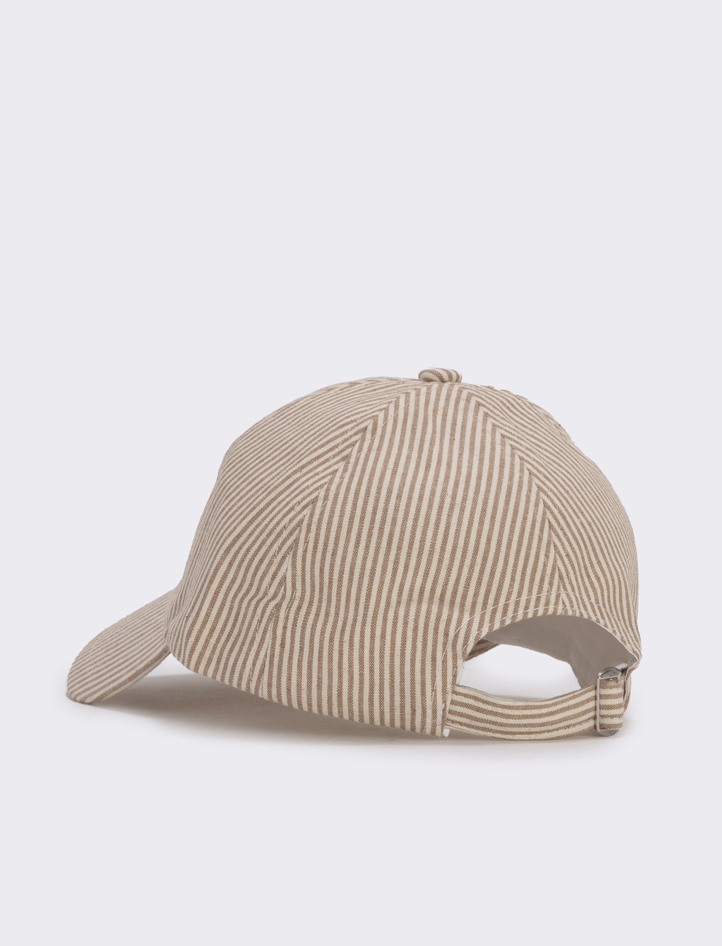 Baseball rigato con scritta tennis club - Beige