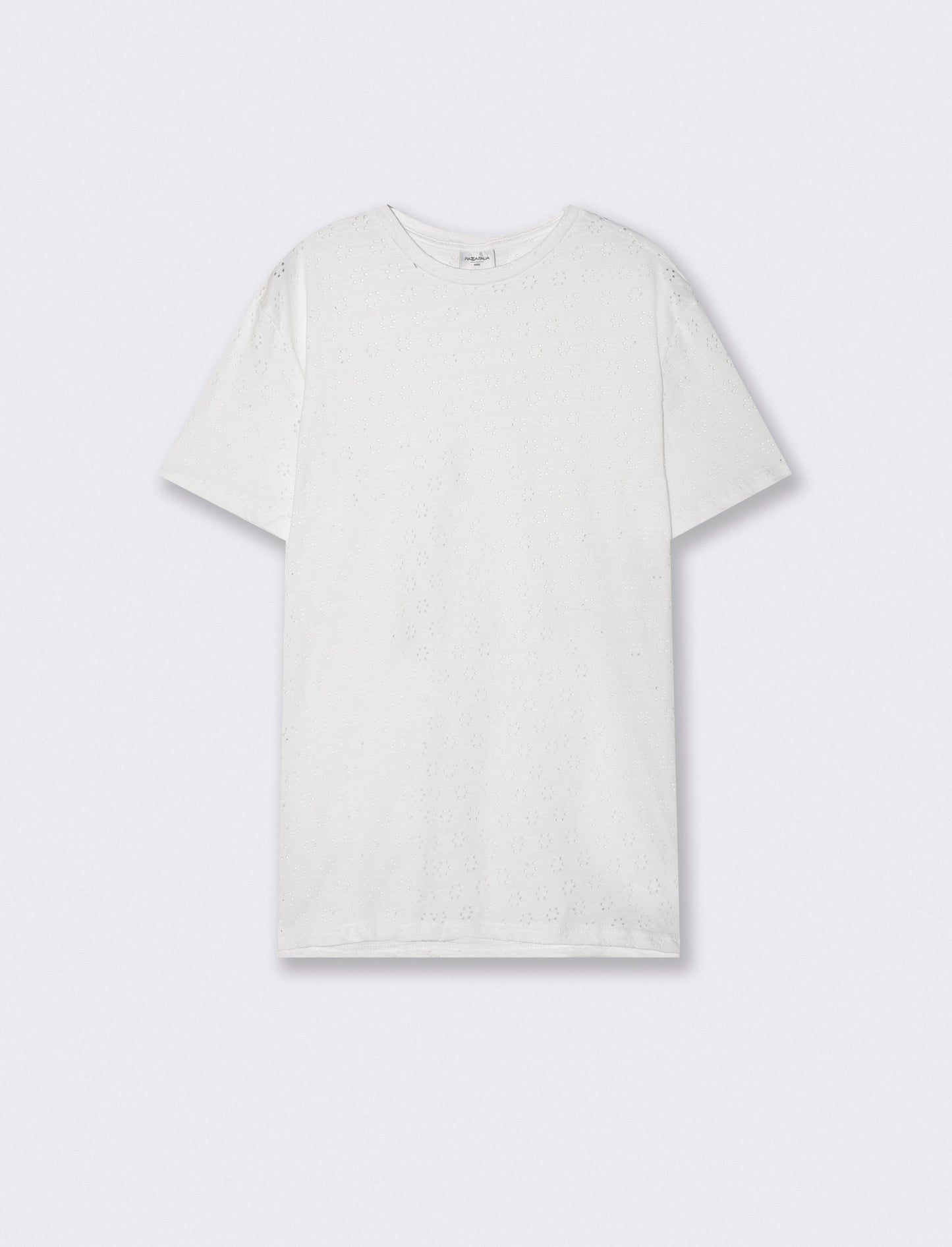 Lasered Fantasy T-Shirt Short Sleeves - White