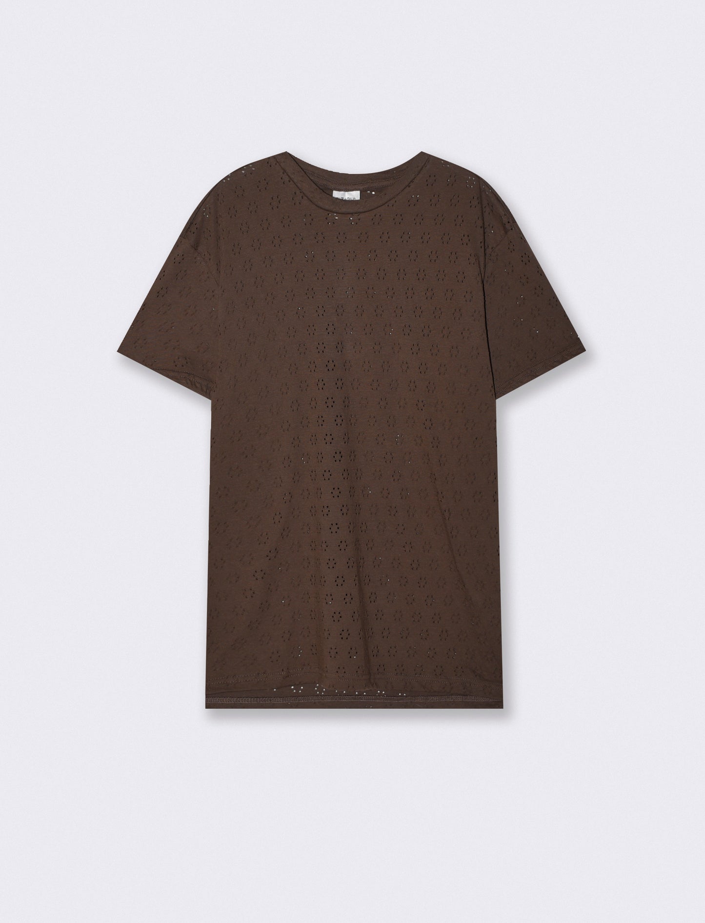 T-SHIRT  FANTASIA LASERIZZATA - Moro