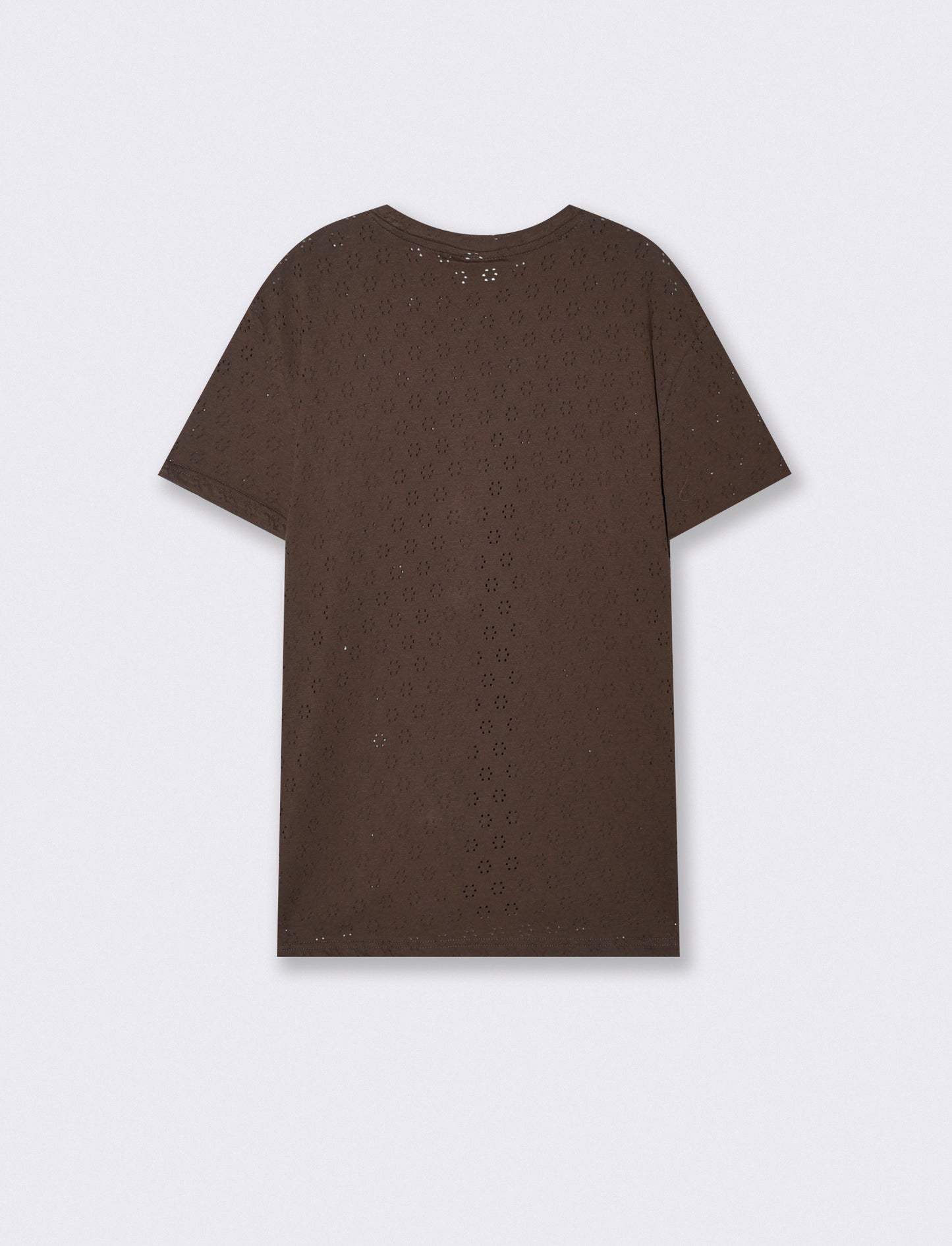 T-SHIRT  FANTASIA LASERIZZATA - Moro