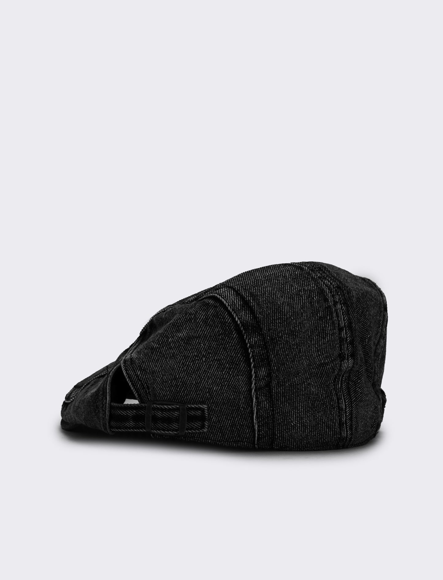 Cappello coppola denim per uomo - Nero