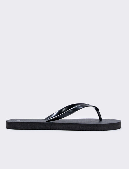 PVC flip-flops, 4 available colors - Black