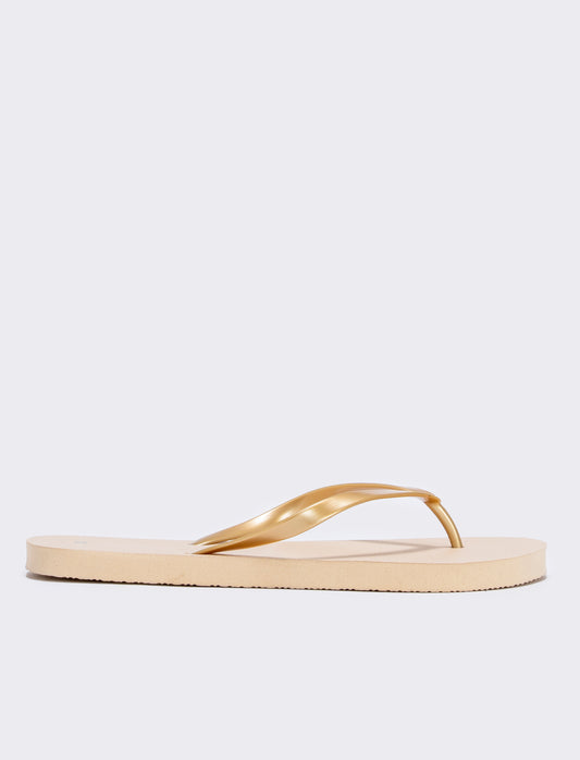 PVC flip-flops, 4 available colors - Gold