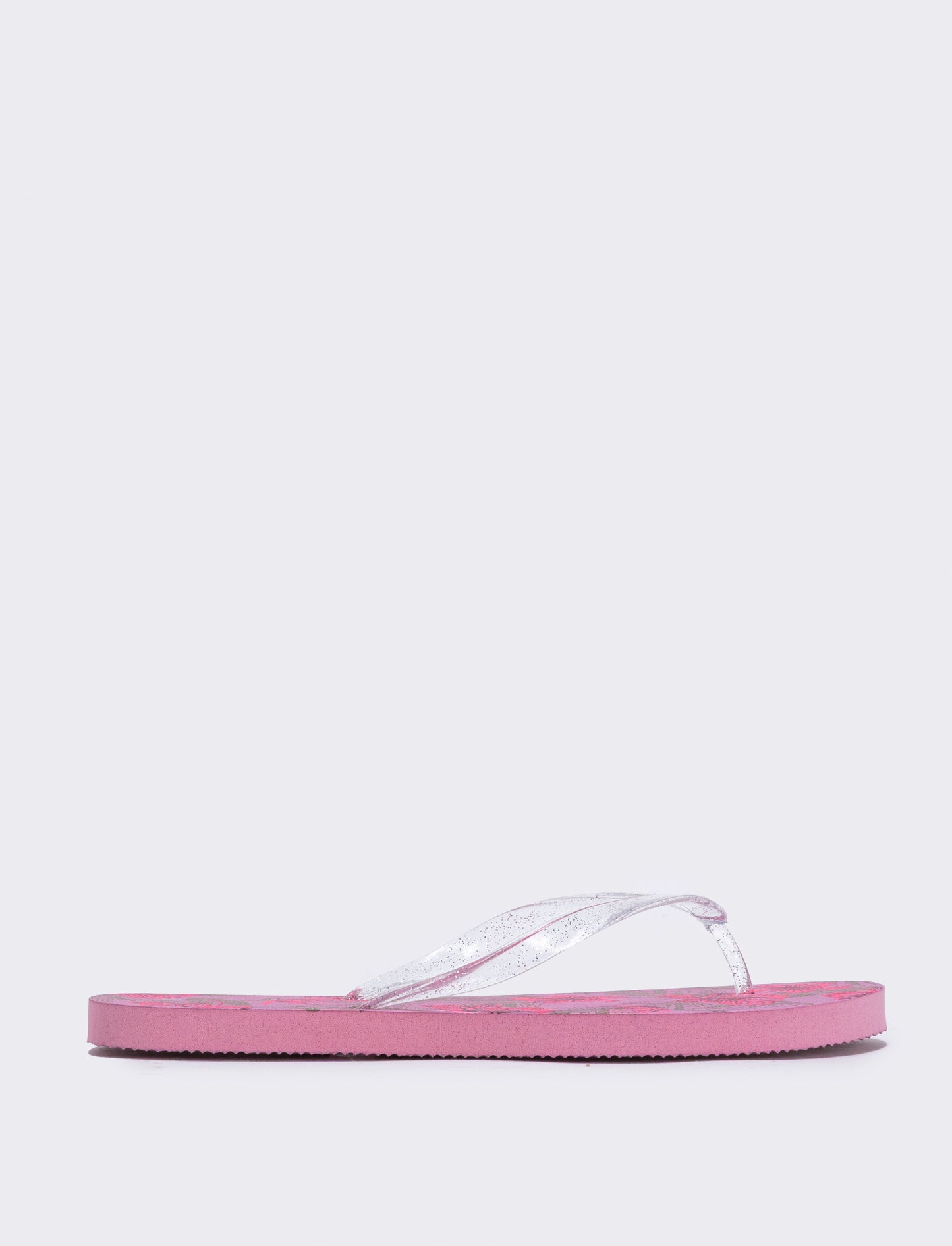 Infradito con stampa stile shabby da donna - Rosa