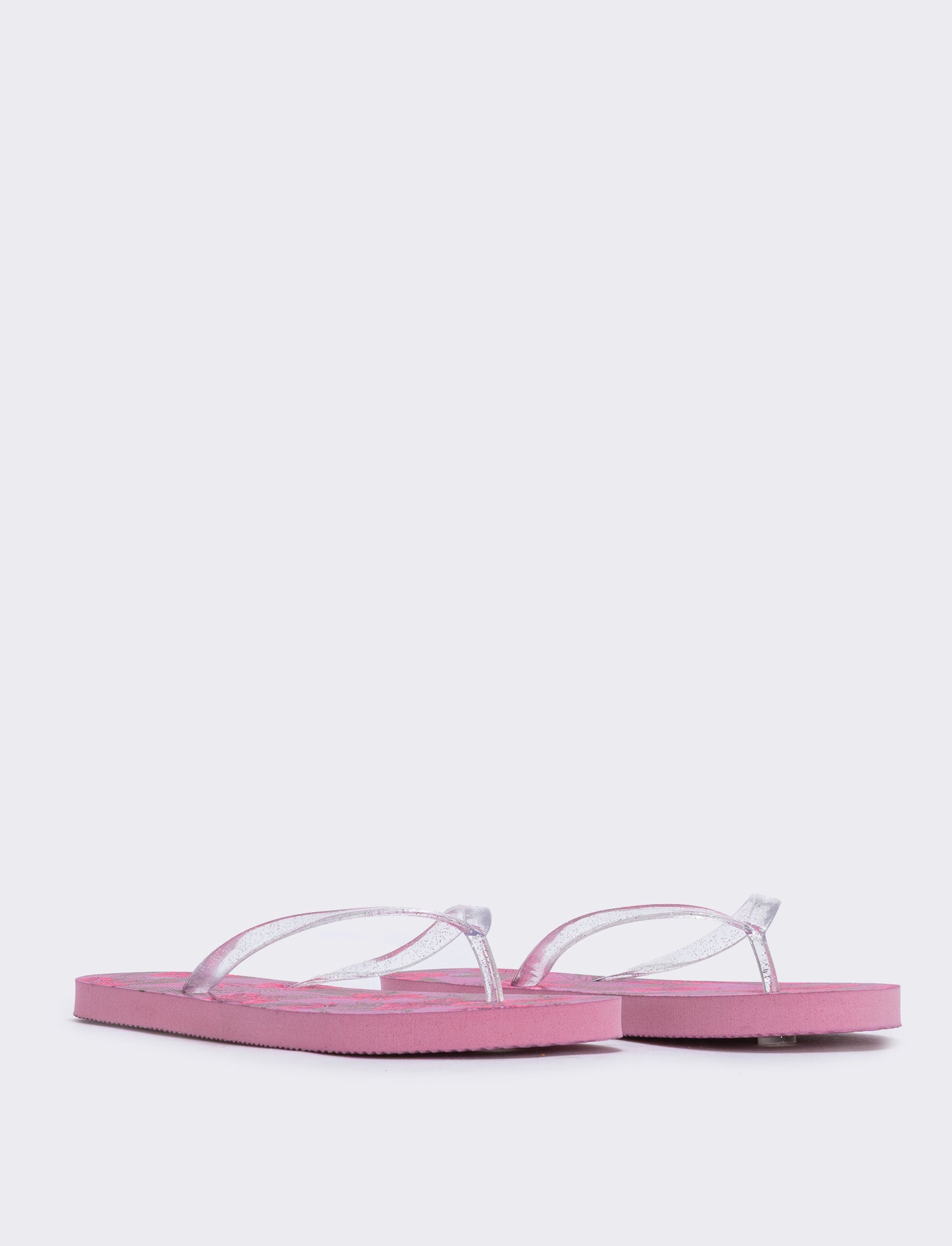 Infradito con stampa stile shabby da donna - Rosa