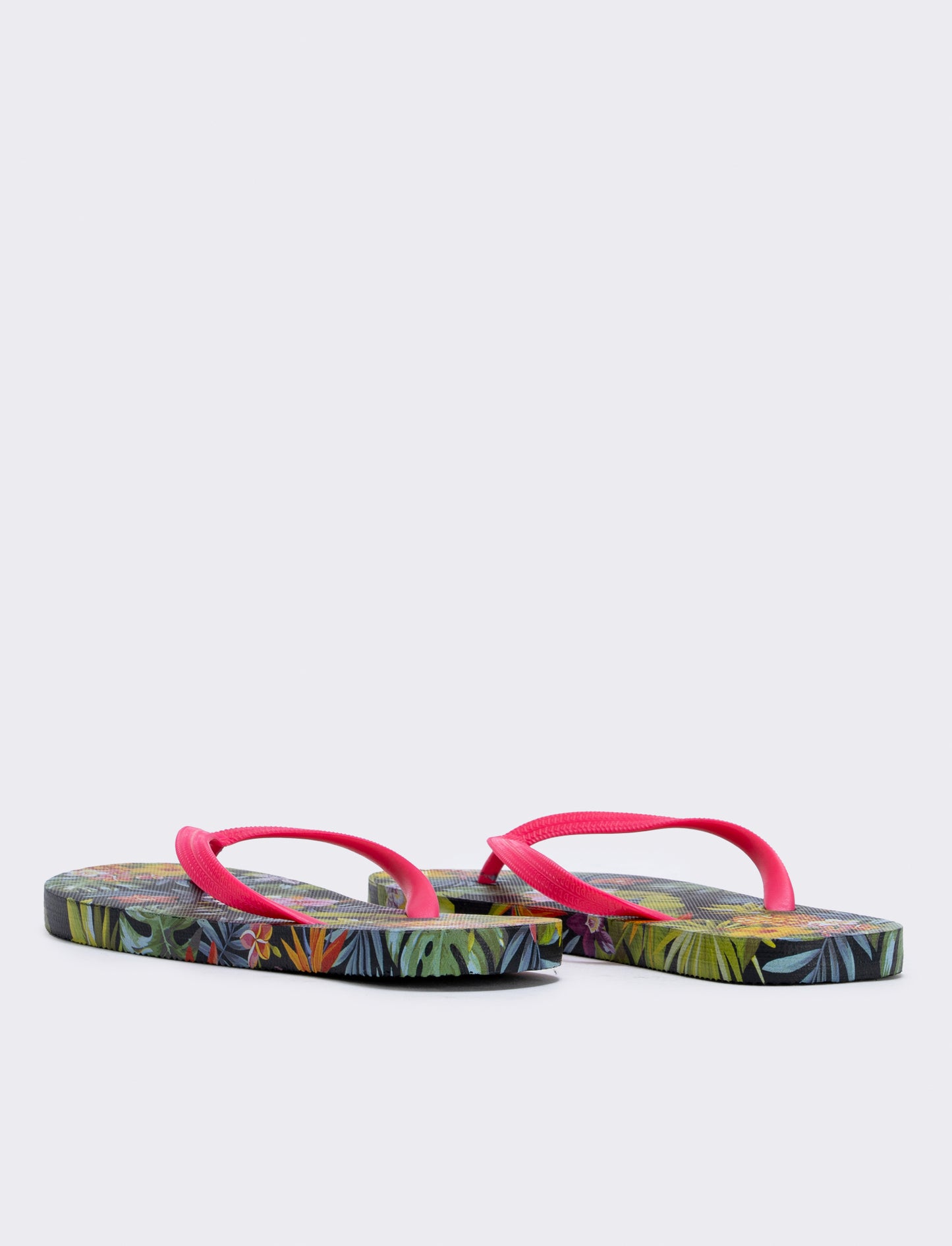 Infradito stampa esotica da donna - Fuxia