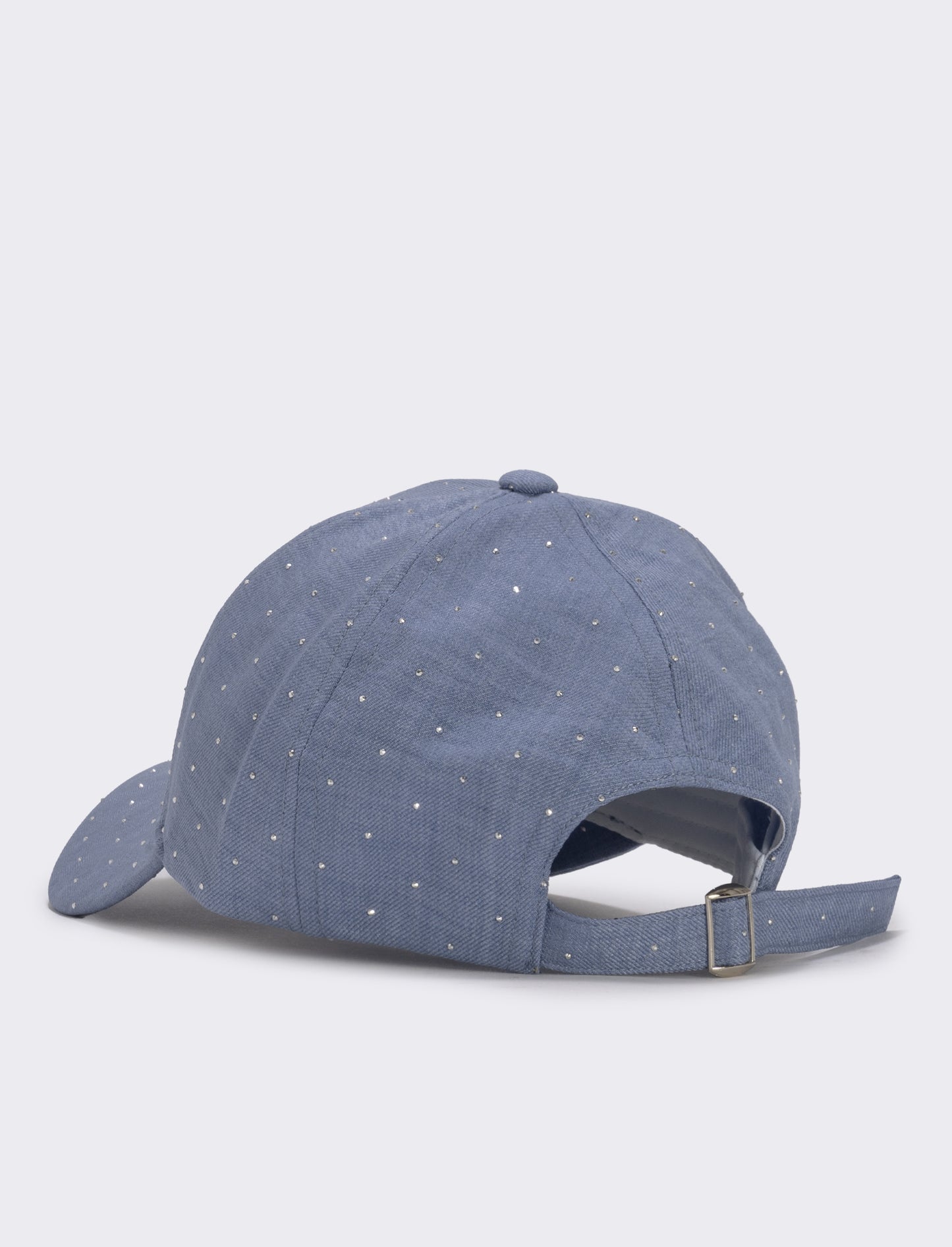 Cappello baseball con strass - Denim