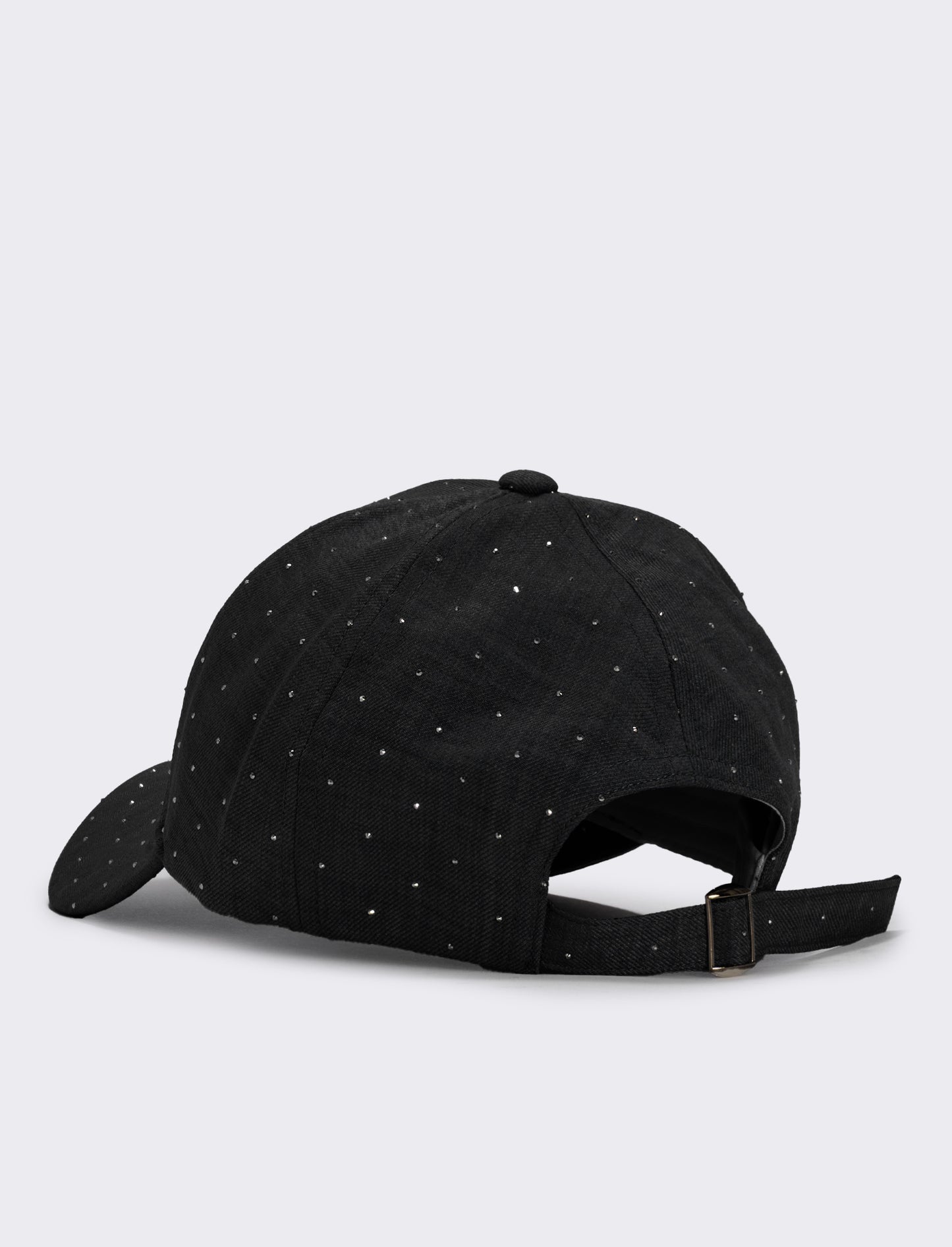 Baseball cap with rhinestones - Black