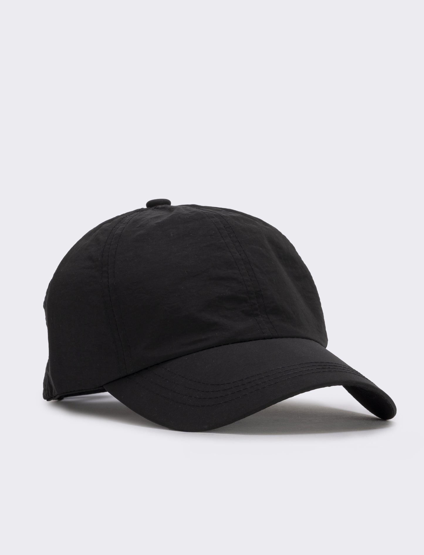 Technical open-back baseball cap - Black