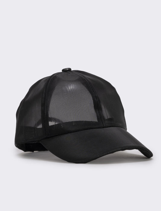 Mesh baseball cap - Black