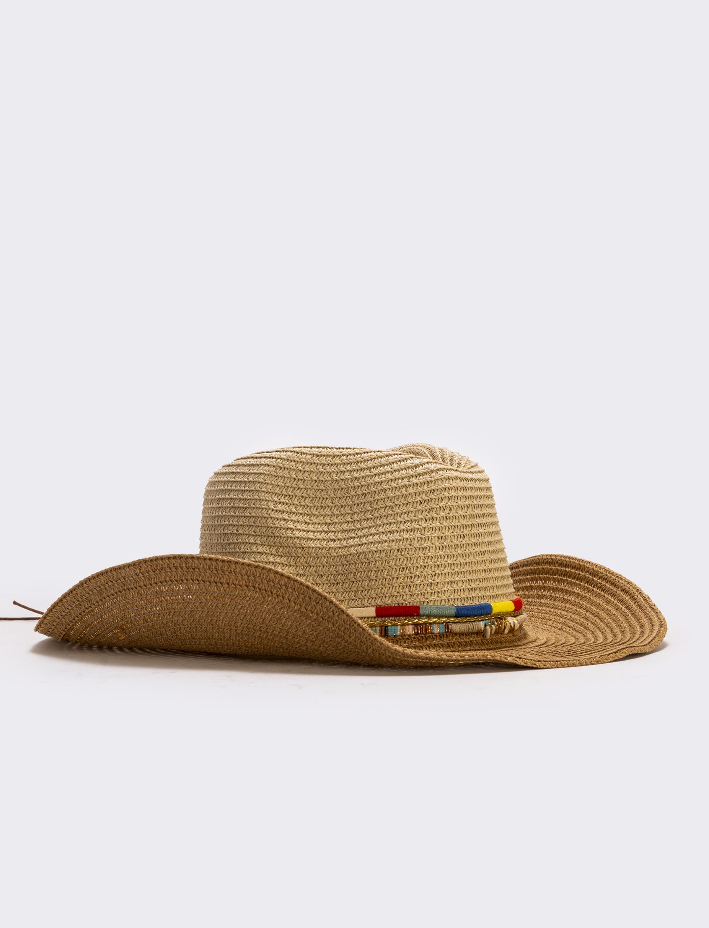 Cappello cowboy con cordoncino multiuso - Beige