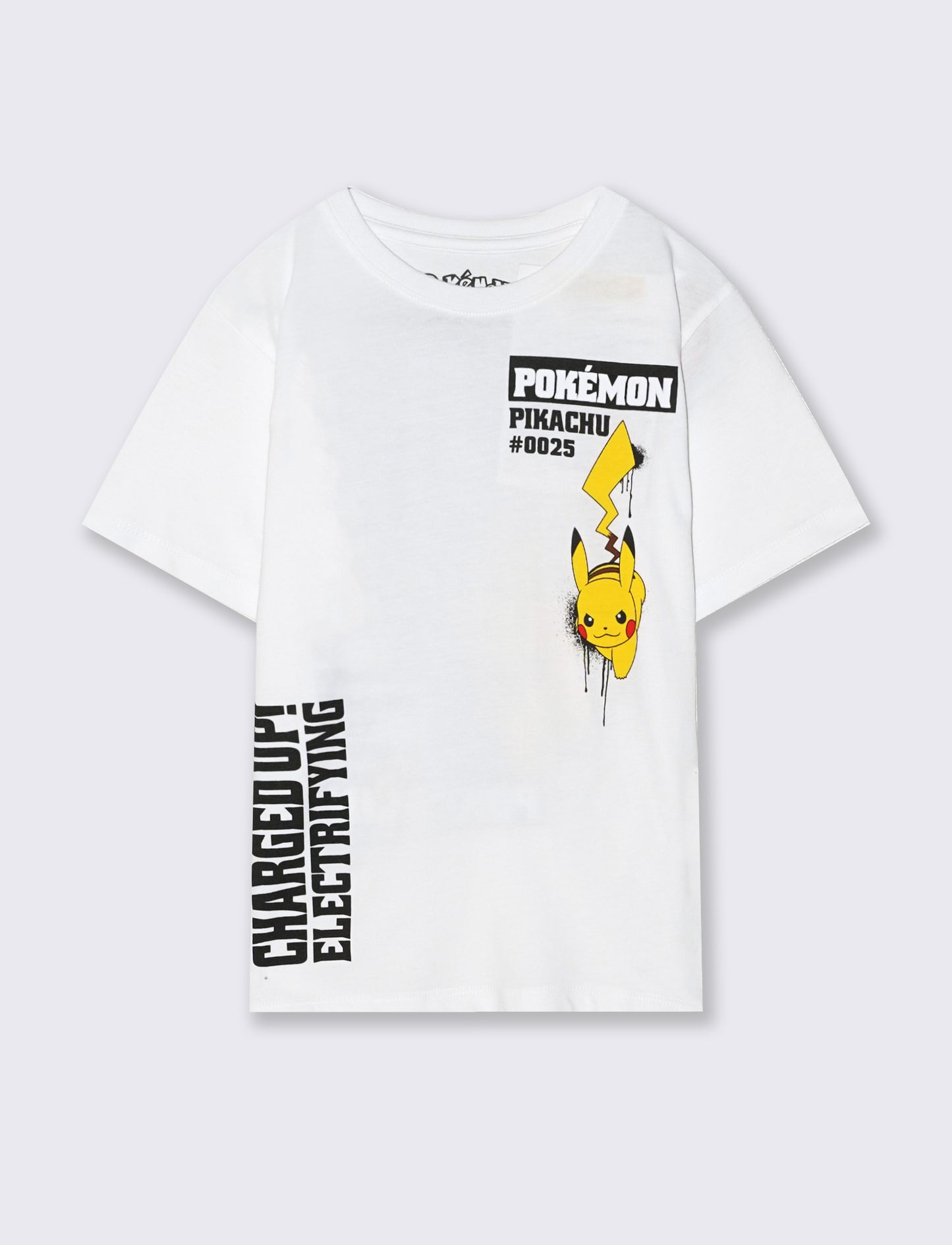 T-Shirt di cotone con stampe Pokemon - Bianco