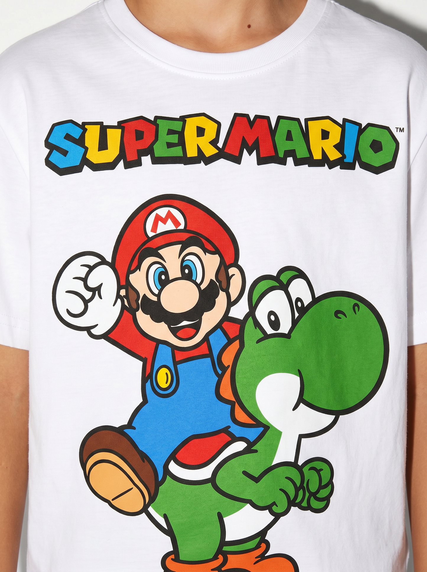T-Shirt Supermario: Stile Unico e Divertente - Bianco