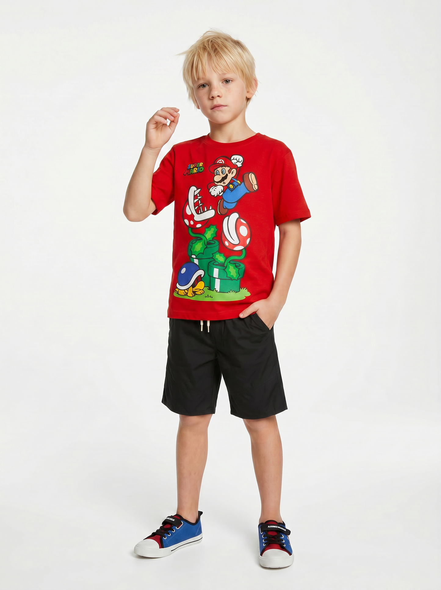 T-Shirt Supermario: Stile Unico e Divertente - Rosso