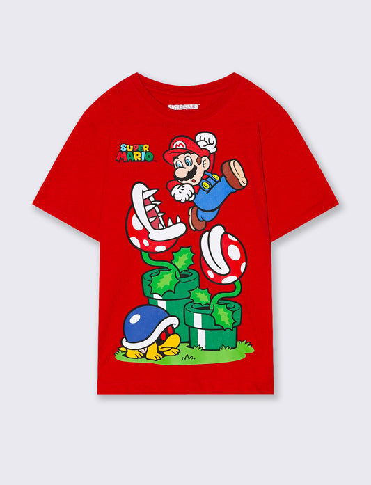 T-Shirt Supermario: Stile Unico e Divertente - Rosso