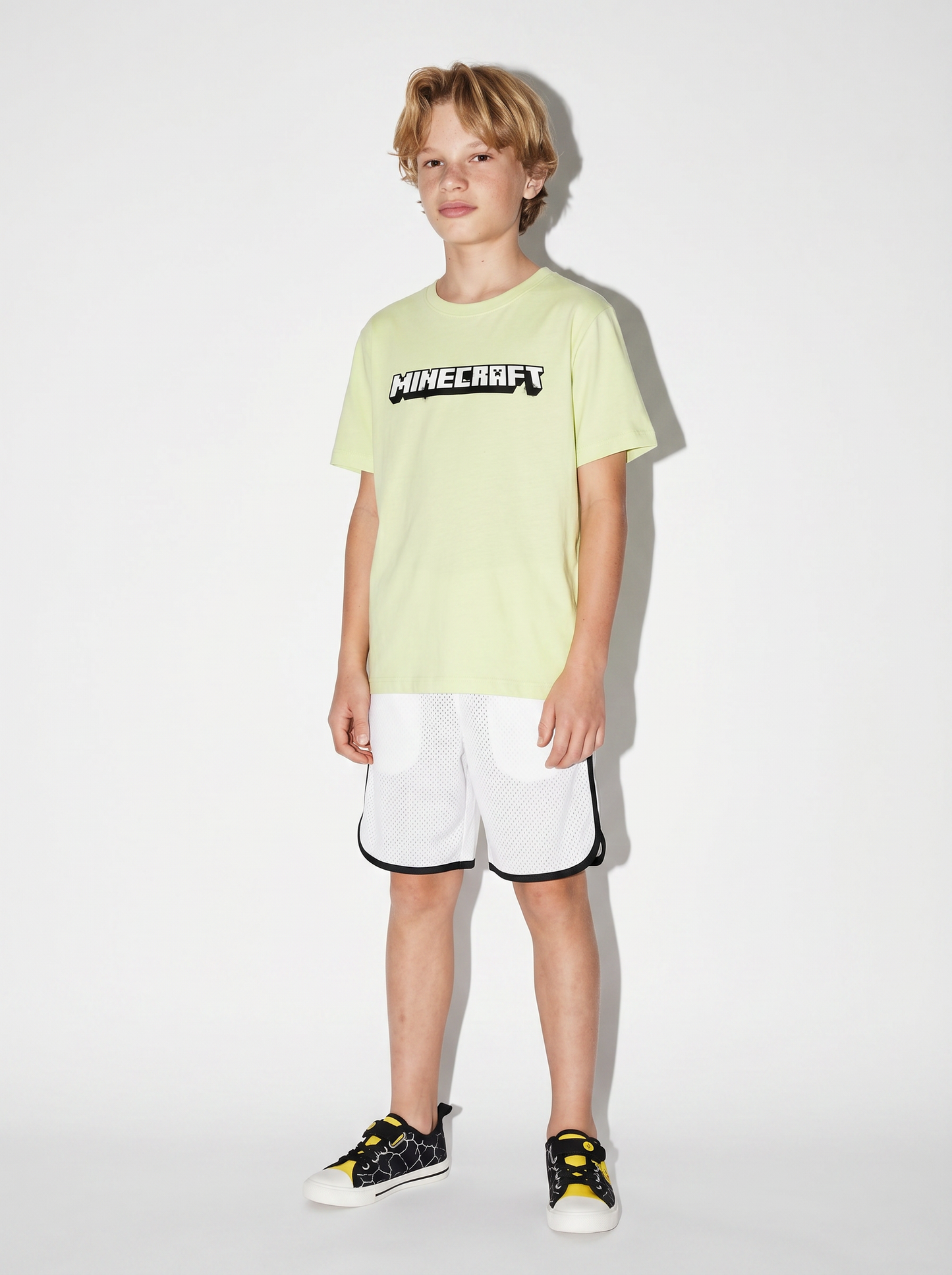 T-Shirt Minecraft in tessuto con stampe - Verde
