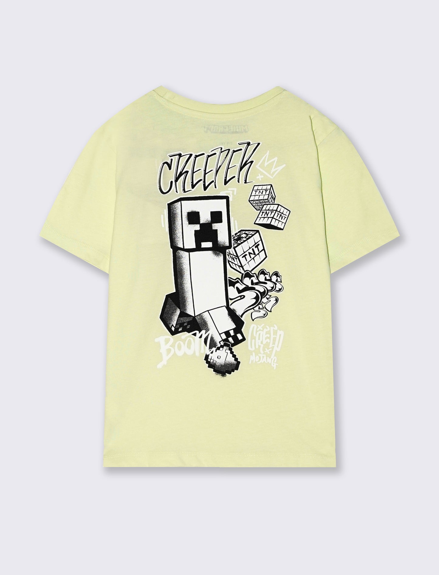 T-Shirt Minecraft in tessuto con stampe - Verde