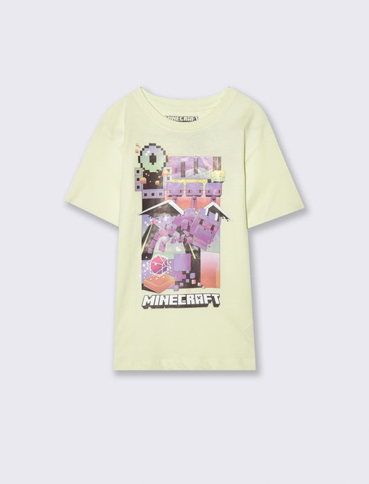 T-shirt Minecraft per giovani gamer - Verde